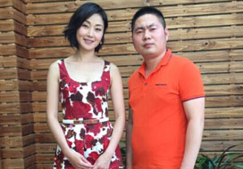 广州新航娱乐与明星合影